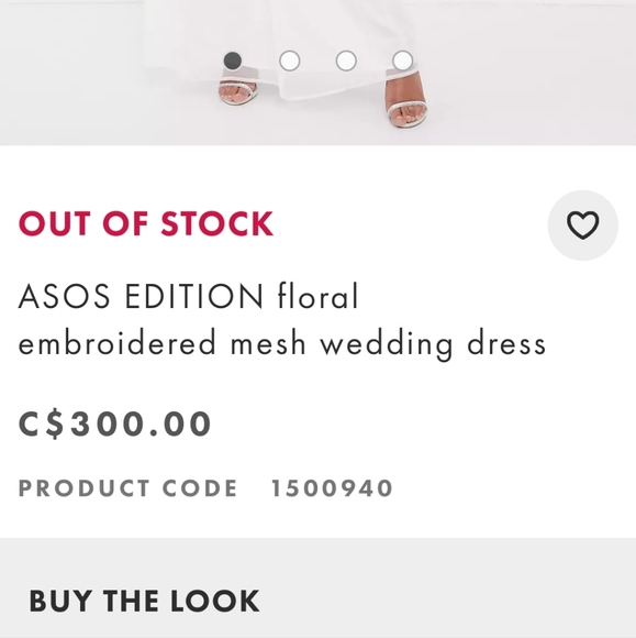 ASOS EDITION floral embroidered mesh wedding dress - Picture 12 of 12